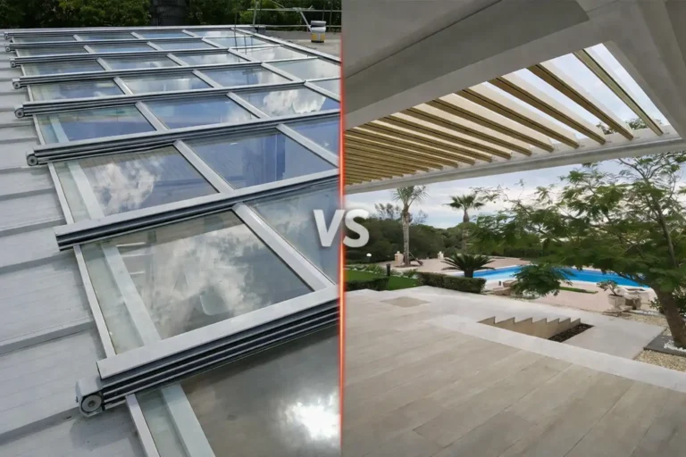 techos móviles vs pérgolas bioclimáticas